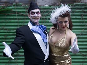 Scary Ben and Darlinda Just Darlinda (Photo courtesy of Bushwick Burlesque)