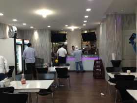 The interior of Moishe's Place is still under construction. (Photo: Natalie Rinn) 
