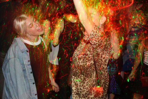 Laser-dancers at The Call Box (Photo: Natalie Rinn)