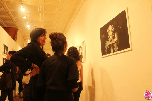 At the opening of "Villain People."