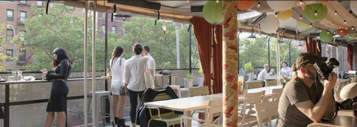 Blue Ribbon's beer garden. (Photo: Blue Ribbon)