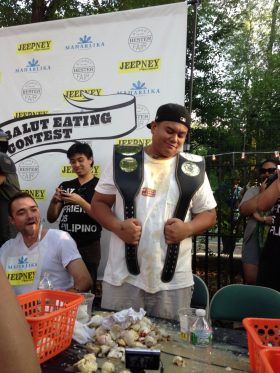 The balut belt. (Photo courtesy Hester Street Fair.)