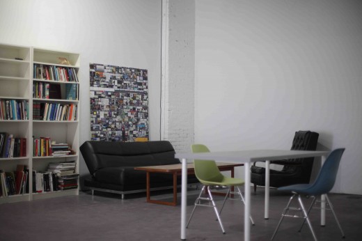 The new high-tech creative work space at 319 Scholes. 