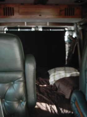 The bed seats. (Courtesy of Sal Mander)