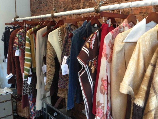 Fall garb inside Ana Chronos. (Photo: Natalie Rinn) 