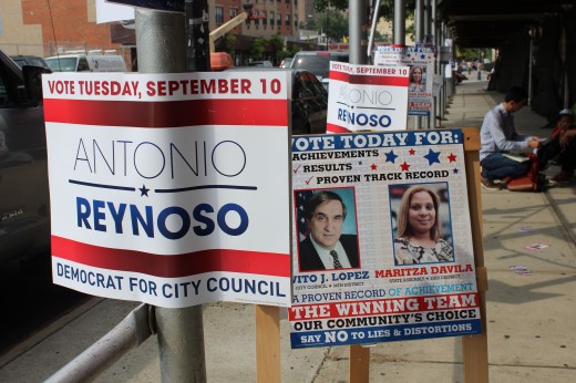 The scene in Bushwick. (Tamerra Griffin)