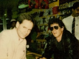 Mark Bromberg with Lou Reed.