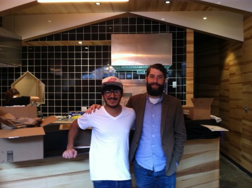 Tsuna and Price as they prepare for their reopening. 