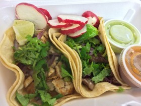 Chicken tacos. (Photo: Daniel Maurer)