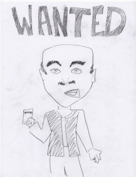 The perp as rendered by his victim. 