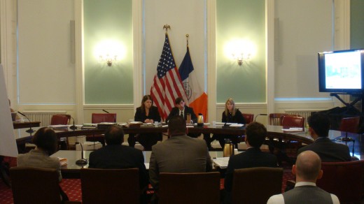 Stephen Levin at a City Council hearing last week. (Christopher DiScipio) 