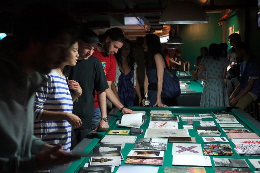 The first zine fair. (Photo courtesy of 8-Ball)