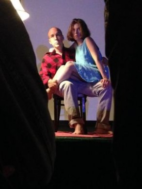 Lewis and Campbell in AfterOthello at Secret Project Robot, June 2015.
