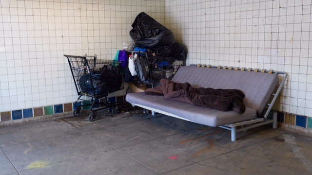 A second "open concept" room on the east side of Wyckoff Avenue.