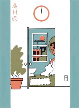 AdHoc Issue 12, cover design by A. Savage (Courtesy of AdHoc)