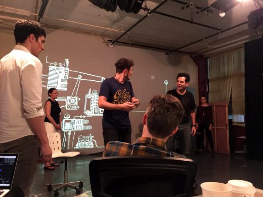 in rehearsal (photo: Callie Jane Farnsworth)