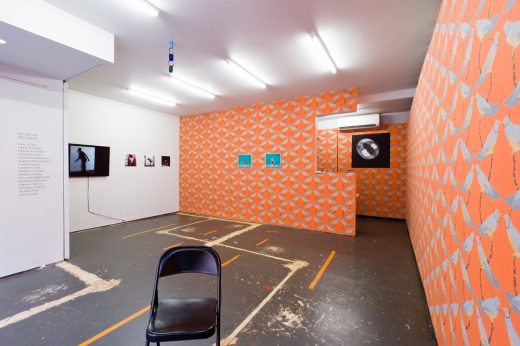 Installation view of "We are the (Epi)Center..." (image via P!)