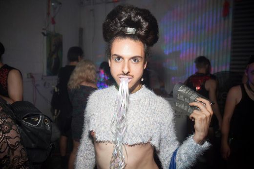 A partygoer at a Culture Whore event (photo: Santiago Felipe)