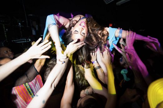 Charlene performing at a Culture Whore event (photo: Rebecca Smeyne)