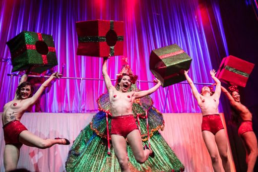 Xmas Spectacular at House of Yes 2015 (Photo: Todd Seelie)