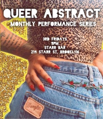 (flyer via Queer Abstract / Facebook)