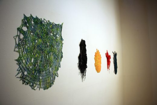 Installation view of Michael Anthony Simon
