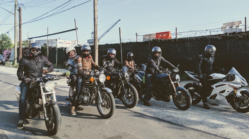 These Bikers Wear Masks, and Distribute Them Bedford + Bowery